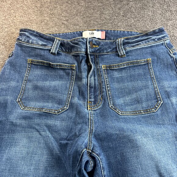 Cabi Women’s Patch Pocket Trouser Denim Jeans 4151R Size 12 - Picture 2 of 16